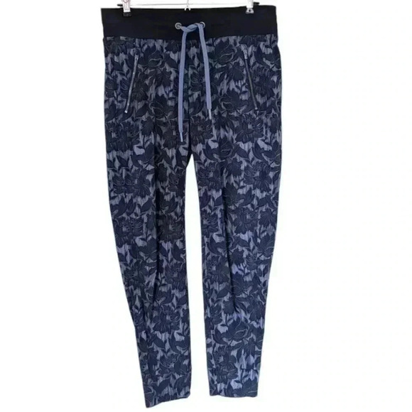 Athletes Trekkie North Joggers Ethereal Bloom Blue High Waisted Women's size 6 - Picture 2 of 15